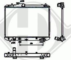 Diederichs 8641402 - Радіатор, охолодження двигуна autozip.com.ua