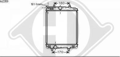 Diederichs 8660007 - Радіатор, охолодження двигуна autozip.com.ua