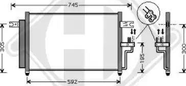 Diederichs 8683202 - Конденсатор, кондиціонер autozip.com.ua
