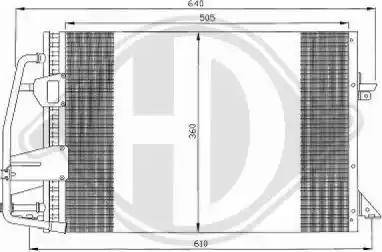 Diederichs 8141400 - Конденсатор, кондиціонер autozip.com.ua