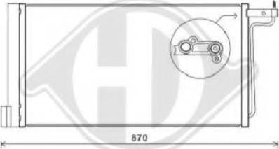 Diederichs 8141801 - Конденсатор, кондиціонер autozip.com.ua