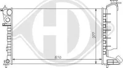 Diederichs 8104134 - Радіатор, охолодження двигуна autozip.com.ua