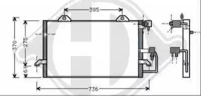 Diederichs 8101503 - Конденсатор, кондиціонер autozip.com.ua