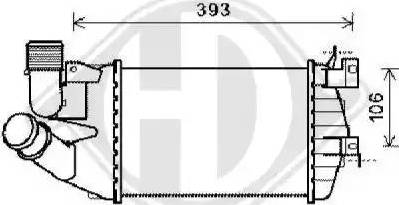 Diederichs 8189107 - Интеркулер autozip.com.ua