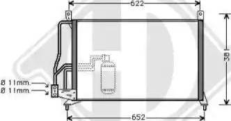 Diederichs 8183001 - Конденсатор, кондиціонер autozip.com.ua