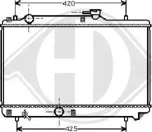 Diederichs 8136115 - Радіатор, охолодження двигуна autozip.com.ua