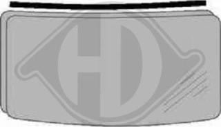 Diederichs 8301895 - Облицювання / захисна накладка, вітрове скло autozip.com.ua
