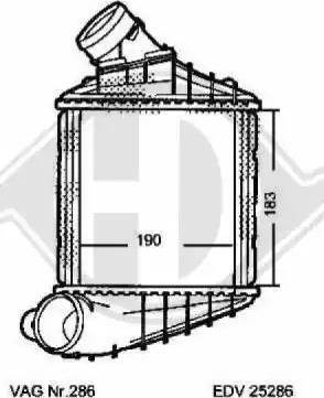 Diederichs 8226506 - Интеркулер autozip.com.ua