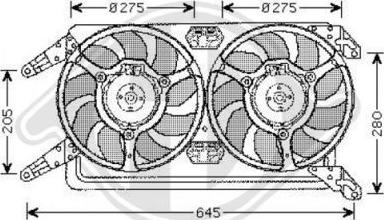 Diederichs 3041401 - Вентилятор, охолодження двигуна autozip.com.ua