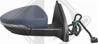 Diederichs 2248424 - Зовнішнє дзеркало autozip.com.ua