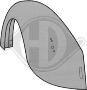 Diederichs 2260034 - Крило autozip.com.ua