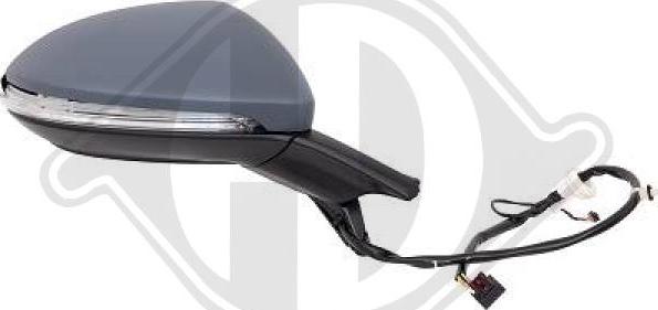 Diederichs 2216724 - Зовнішнє дзеркало autozip.com.ua