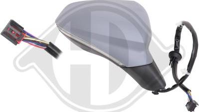 Diederichs 7434224 - Зовнішнє дзеркало autozip.com.ua
