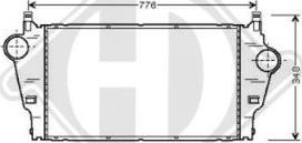 Diederichs DCA1058 - Интеркулер autozip.com.ua