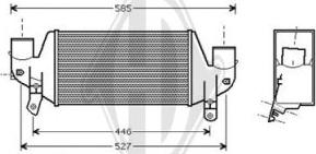 Diederichs DCA1085 - Интеркулер autozip.com.ua