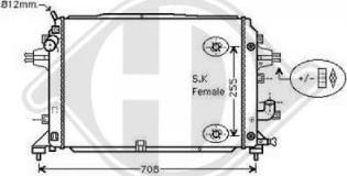 Diederichs DCA1028 - Интеркулер autozip.com.ua