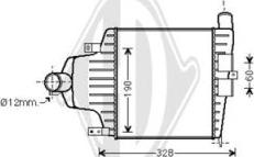 Diederichs DCA1105 - Интеркулер autozip.com.ua