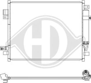 Diederichs DCC1965 - Конденсатор, кондиціонер autozip.com.ua