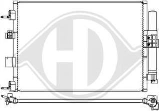 Diederichs DCC1981 - Конденсатор, кондиціонер autozip.com.ua