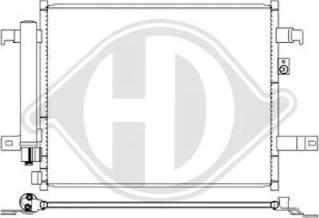 Diederichs DCC1983 - Конденсатор, кондиціонер autozip.com.ua