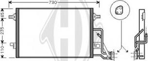 Diederichs DCC1441 - Конденсатор, кондиціонер autozip.com.ua