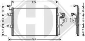 Diederichs DCC1438 - Конденсатор, кондиціонер autozip.com.ua