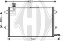 Diederichs DCC1432 - Конденсатор, кондиціонер autozip.com.ua