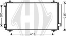 Diederichs DCC1597 - Конденсатор, кондиціонер autozip.com.ua
