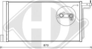 Diederichs DCC1642 - Конденсатор, кондиціонер autozip.com.ua