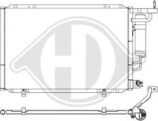 Diederichs DCC1647 - Конденсатор, кондиціонер autozip.com.ua