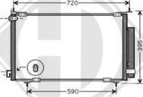Diederichs DCC1653 - Конденсатор, кондиціонер autozip.com.ua
