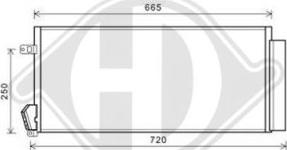 Diederichs DCC1634 - Конденсатор, кондиціонер autozip.com.ua