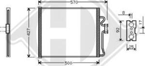 Diederichs DCC1047 - Конденсатор, кондиціонер autozip.com.ua