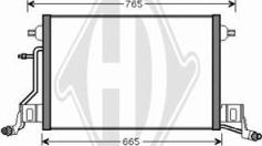 Diederichs DCC1034 - Конденсатор, кондиціонер autozip.com.ua