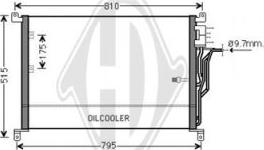 Diederichs DCC1035 - Конденсатор, кондиціонер autozip.com.ua