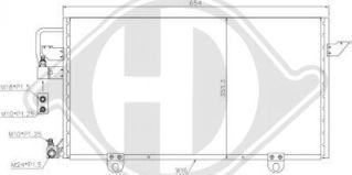Diederichs DCC1020 - Конденсатор, кондиціонер autozip.com.ua