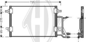 Diederichs DCC1027 - Конденсатор, кондиціонер autozip.com.ua