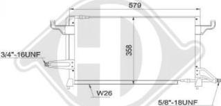 Diederichs DCC1075 - Конденсатор, кондиціонер autozip.com.ua