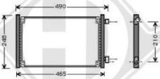 Diederichs DCC1147 - Конденсатор, кондиціонер autozip.com.ua