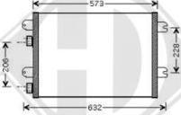 Diederichs DCC1344 - Конденсатор, кондиціонер autozip.com.ua