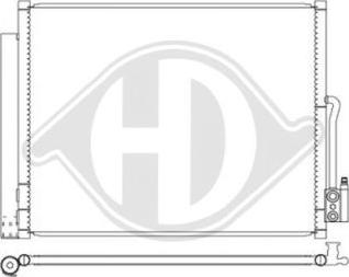 Diederichs DCC1739 - Конденсатор, кондиціонер autozip.com.ua