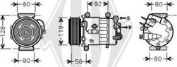 Diederichs DCK1450 - Компресор, кондиціонер autozip.com.ua