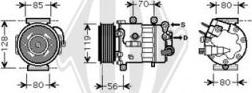 Diederichs DCK1452 - Компресор, кондиціонер autozip.com.ua