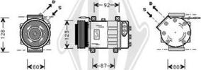 Diederichs DCK1457 - Компресор, кондиціонер autozip.com.ua