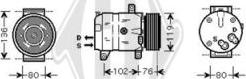 Diederichs DCK1462 - Компресор, кондиціонер autozip.com.ua