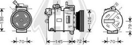 Diederichs DCK1401 - Компресор, кондиціонер autozip.com.ua