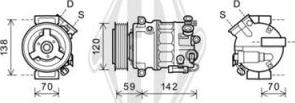 Diederichs DCK1432 - Компресор, кондиціонер autozip.com.ua