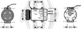 Diederichs DCK1479 - Компресор, кондиціонер autozip.com.ua