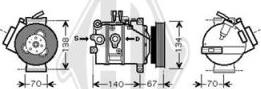 Diederichs DCK1594 - Компресор, кондиціонер autozip.com.ua