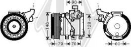 Diederichs DCK1546 - Компресор, кондиціонер autozip.com.ua